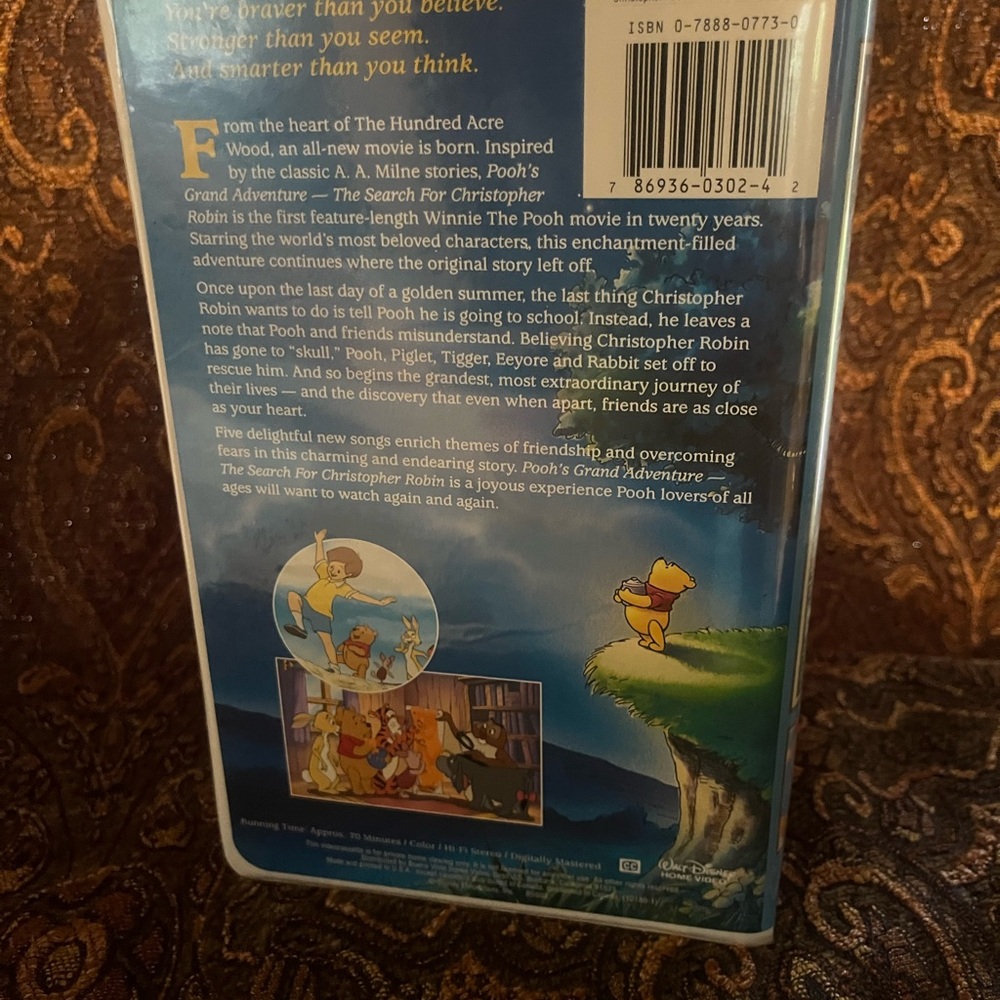 Vintage Disney Pooh's Grand Adventure VHS - Picture 2 of 3